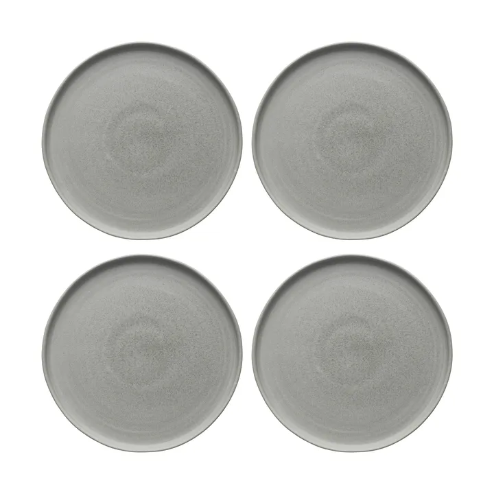 Sandsbro piatto piano grigio chiaro, Ø26 cm, set da 4 - Scandi Living