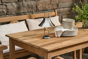 Sandsbro piatto piano grigio chiaro, Ø26 cm, set da 8 - Scandi Living