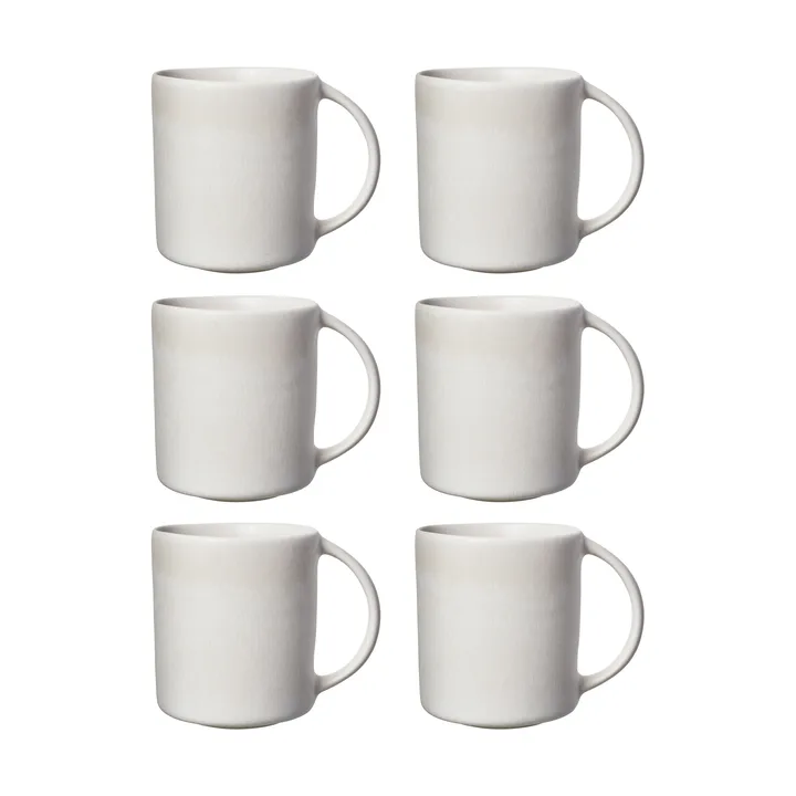 Sandsbro tazza bianco sporco, 30 cl, set da 6 - Scandi Living