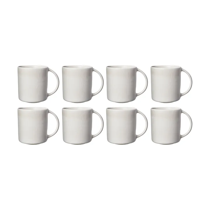 Sandsbro tazza bianco sporco, 30 cl, set da 8 - Scandi Living
