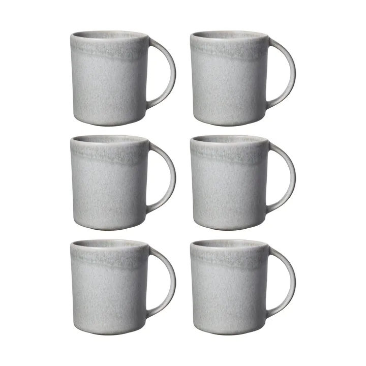 Sandsbro tazza grigio chiaro, 30 cl, set da 6 - Scandi Living