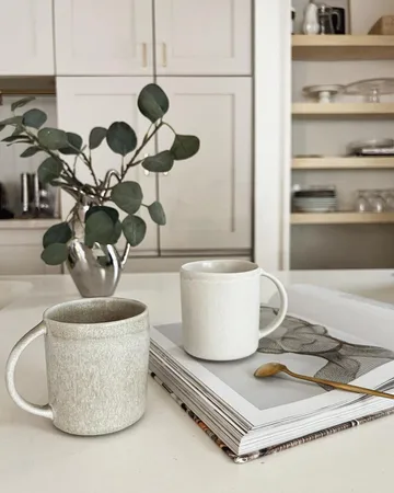 Sandsbro tazza grigio chiaro, 30 cl, set da 8 - Scandi Living
