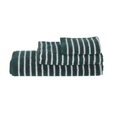 Set asciugamani Drift 4 pezzi - Verde-viola - Scandi Living