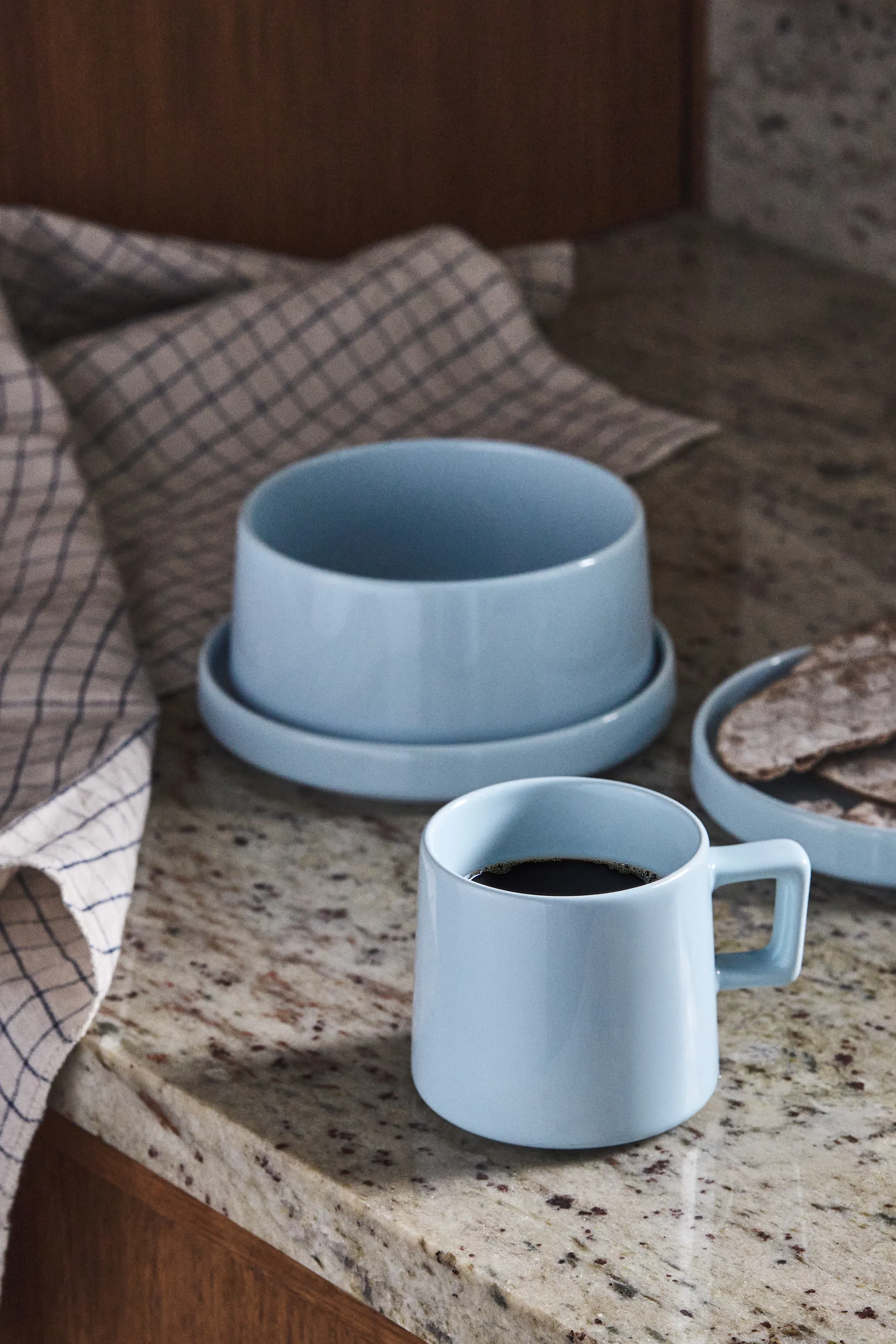 Set colazione Taper 12 pezzi - Blu chiaro Scandi Living