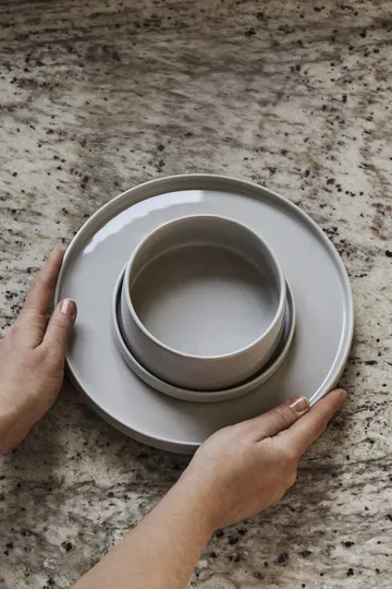 Set colazione Taper 12 pezzi - Grigio chiaro - undefined - Scandi Living