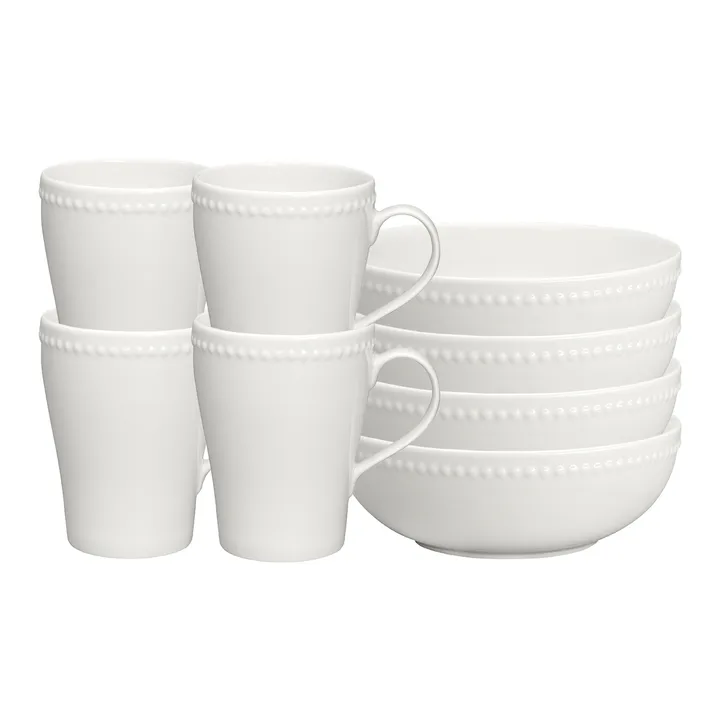 Set da colazione Dots, bianco - Scandi Living