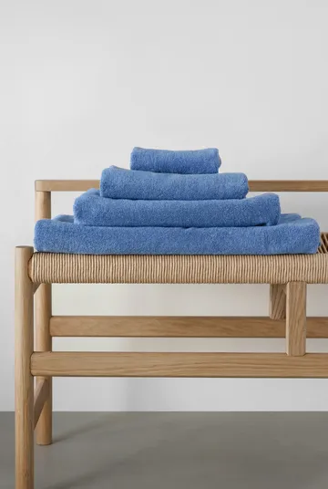 Set di asciugamani Drift 4 pezzi - Blu - Scandi Living