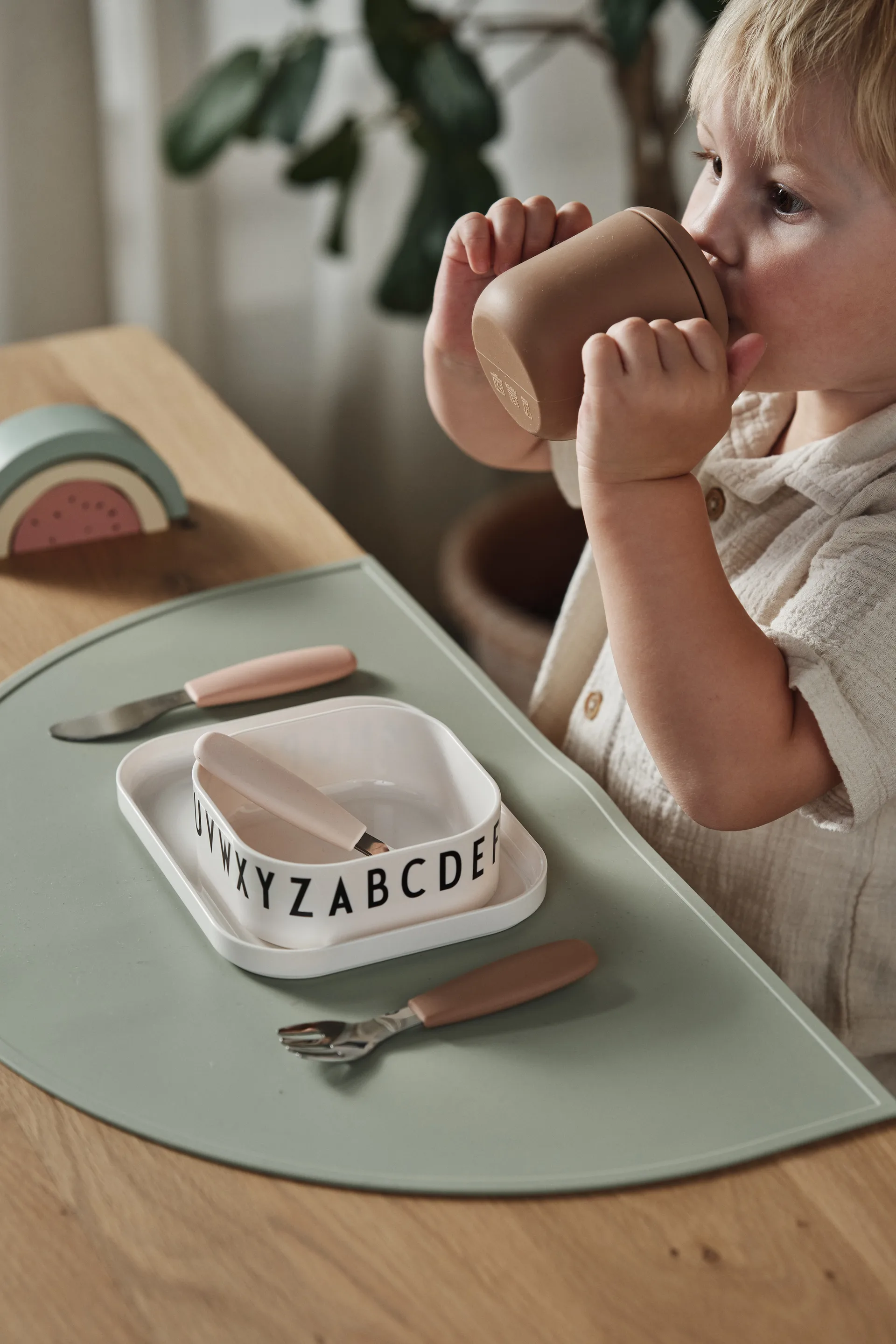 Set di posate in silicone 3 pezzi Dine, Fard Scandi Living