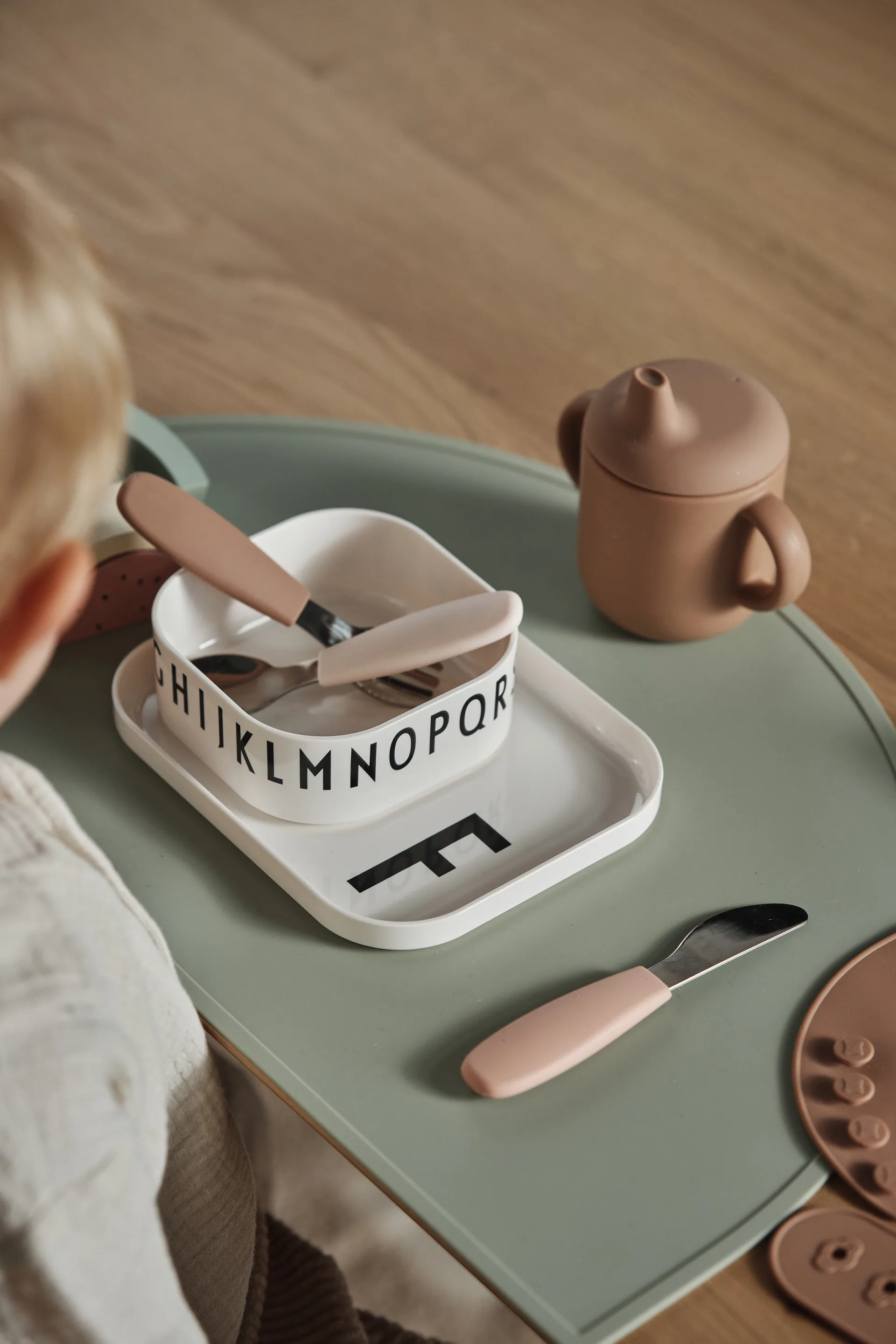 Set di posate in silicone 3 pezzi Dine, Fard Scandi Living