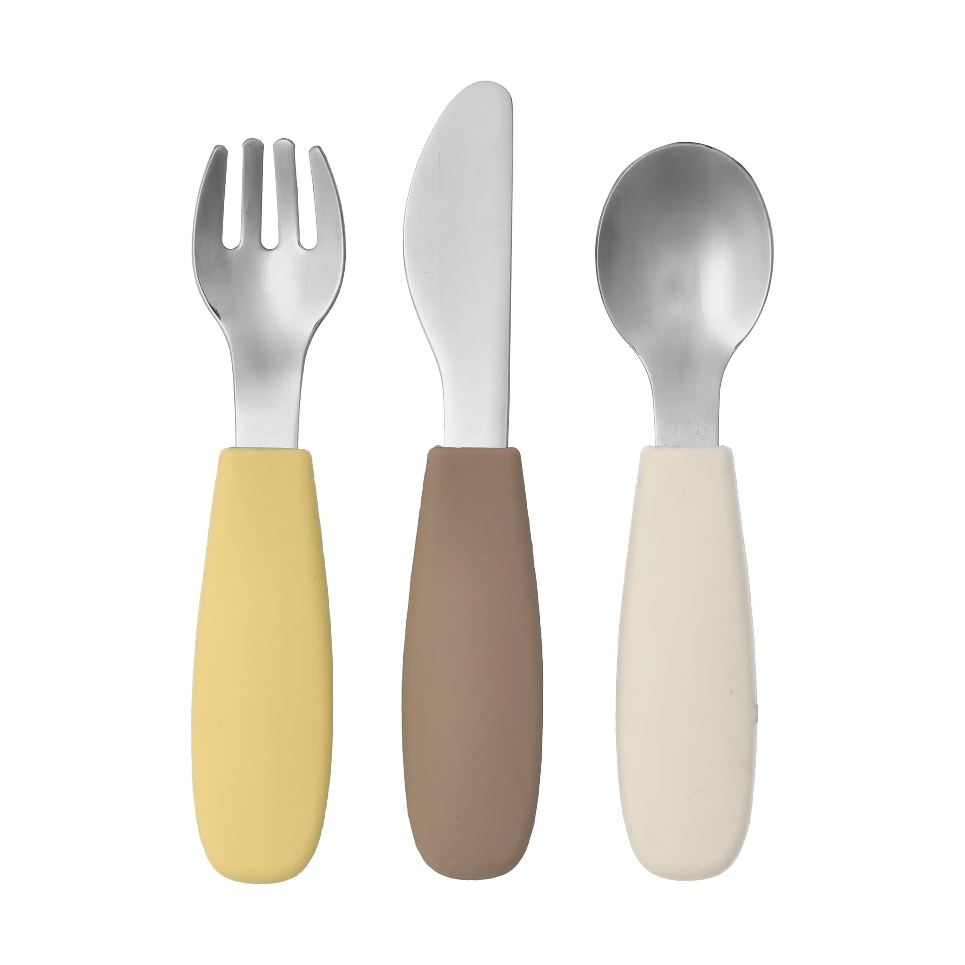 Set di posate in silicone 3 pezzi Dine, Taupe Scandi Living