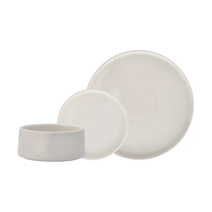 Set di stoviglie Taper 12 pezzi - Bianco - Scandi Living