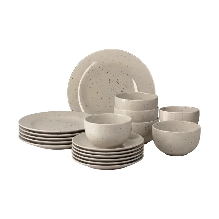 Set iniziale Freckle 18 pezzi - Beige - Scandi Living