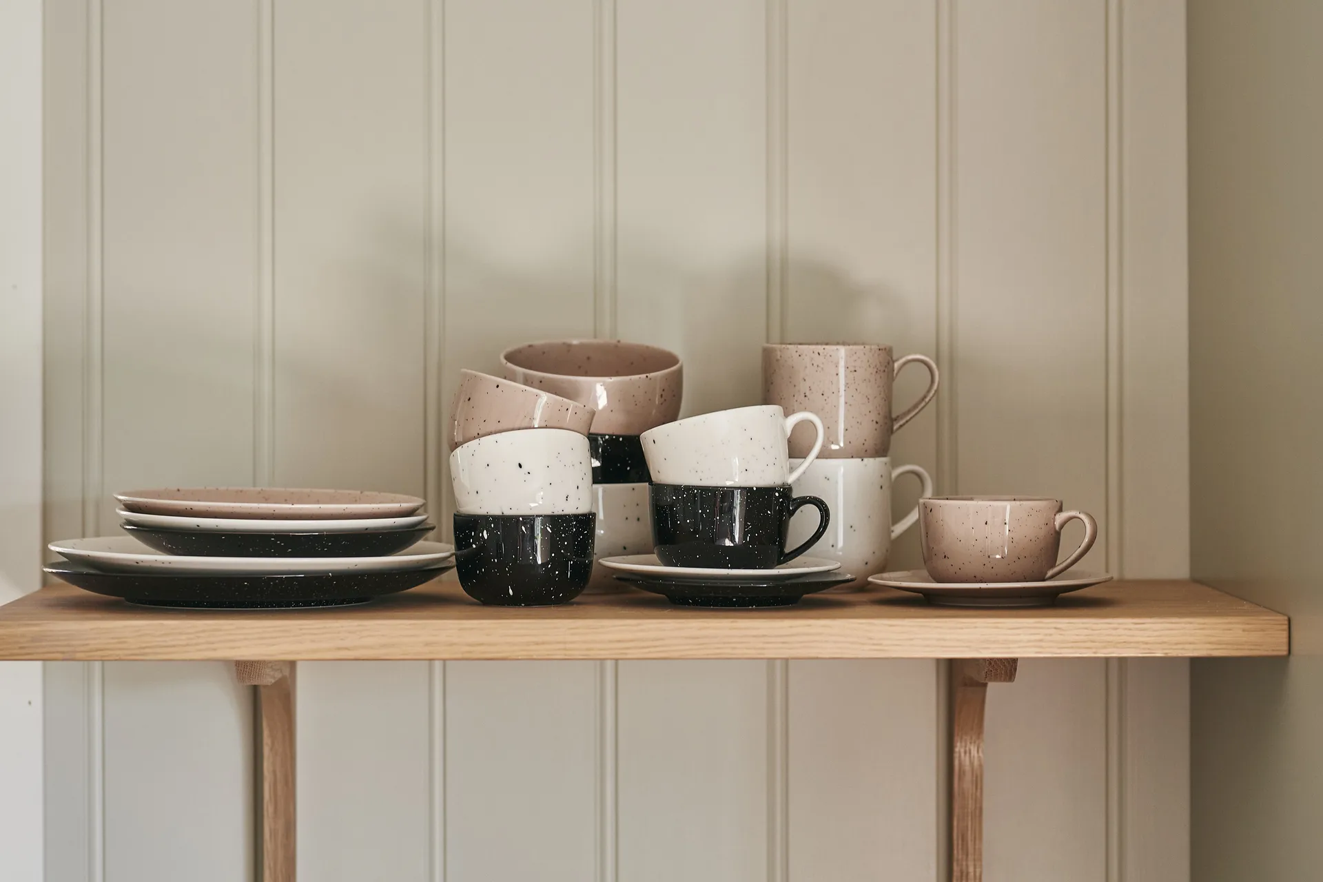 Set iniziale Freckle 18 pezzi - Bianco Scandi Living