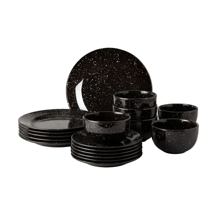 Set iniziale Freckle 18 pezzi - Nero - Scandi Living
