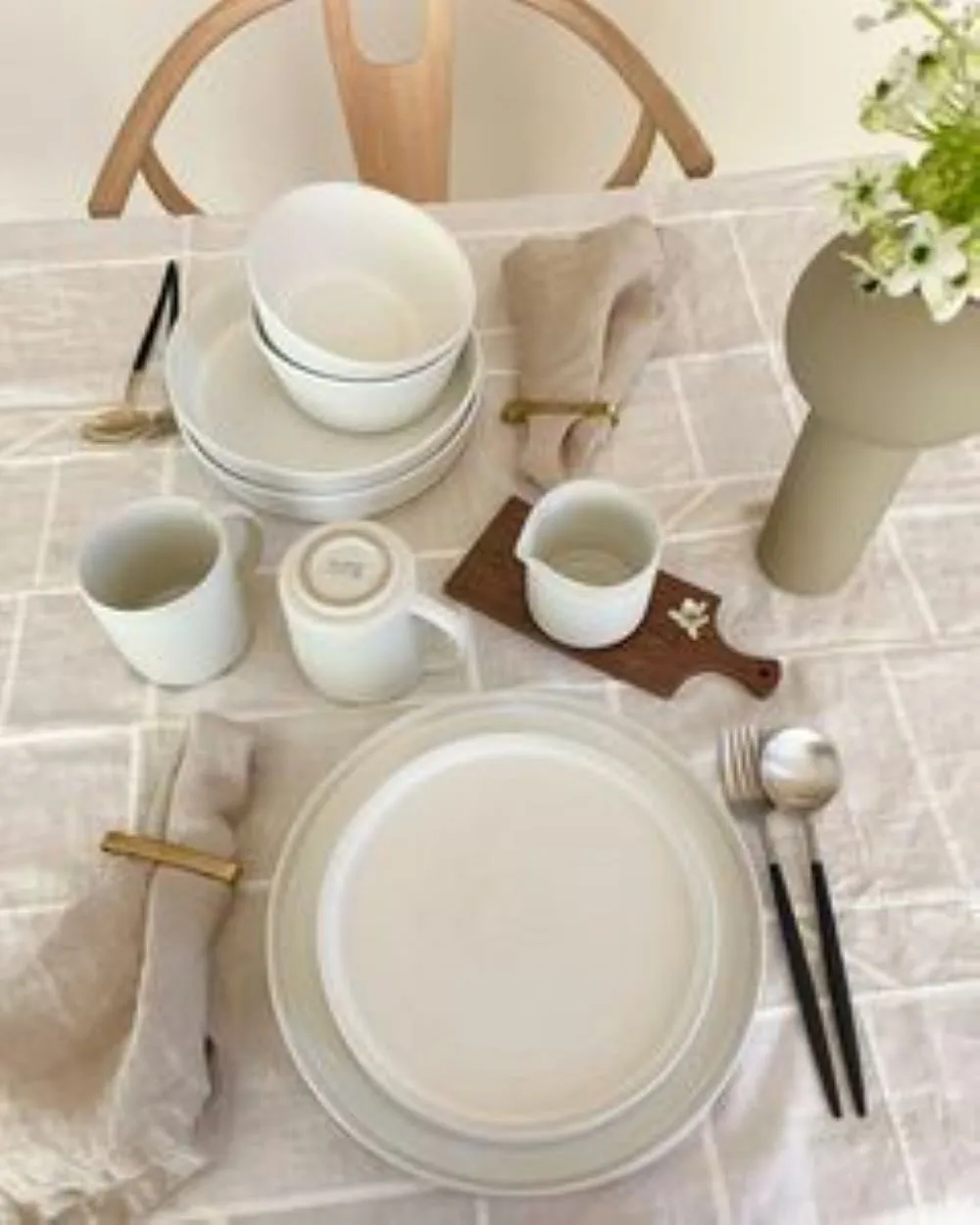 Set iniziale Sandsbro 20 pezzi - Bianco sporco Scandi Living