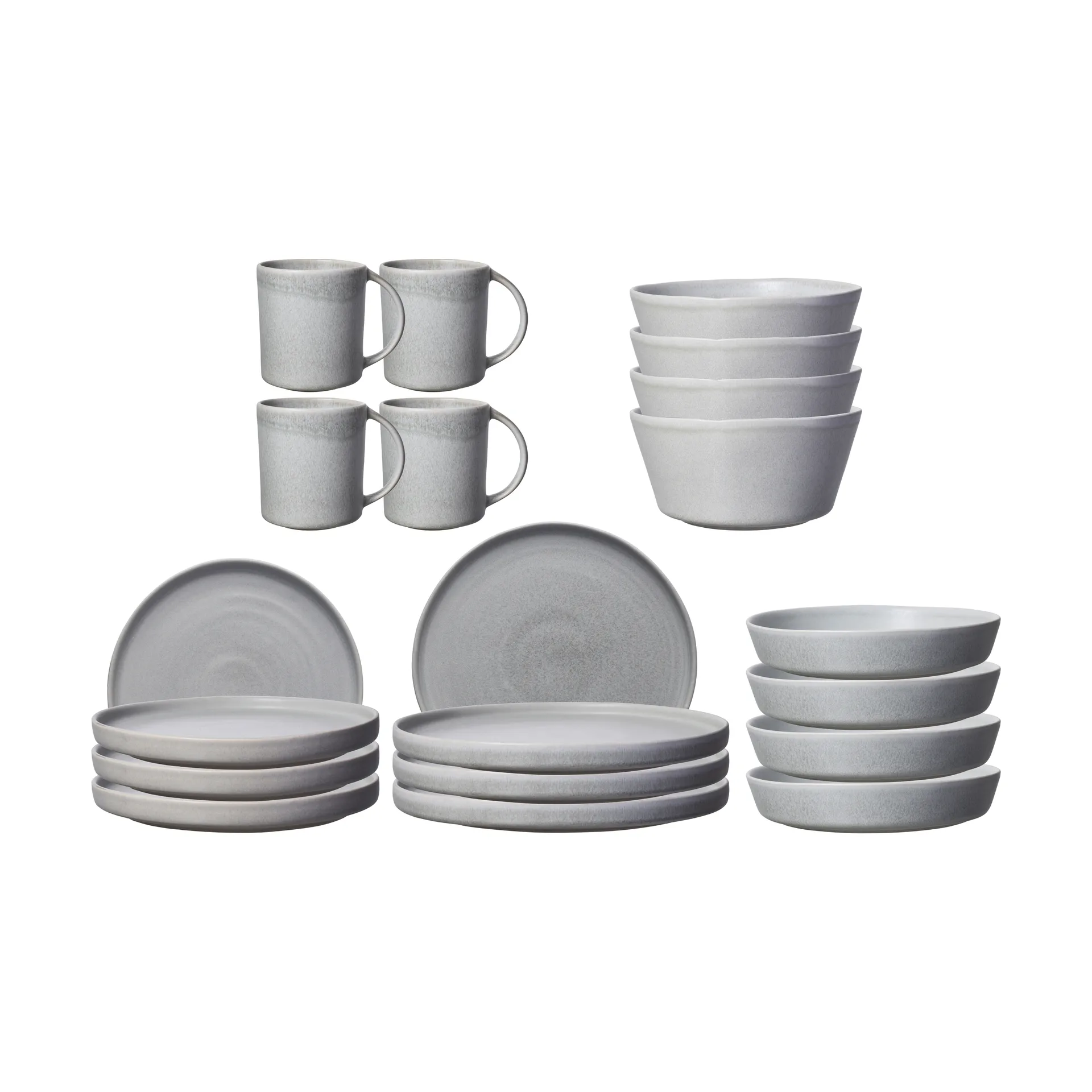 Set iniziale Sandsbro 20 pezzi - Grigio chiaro,  Scandi Living