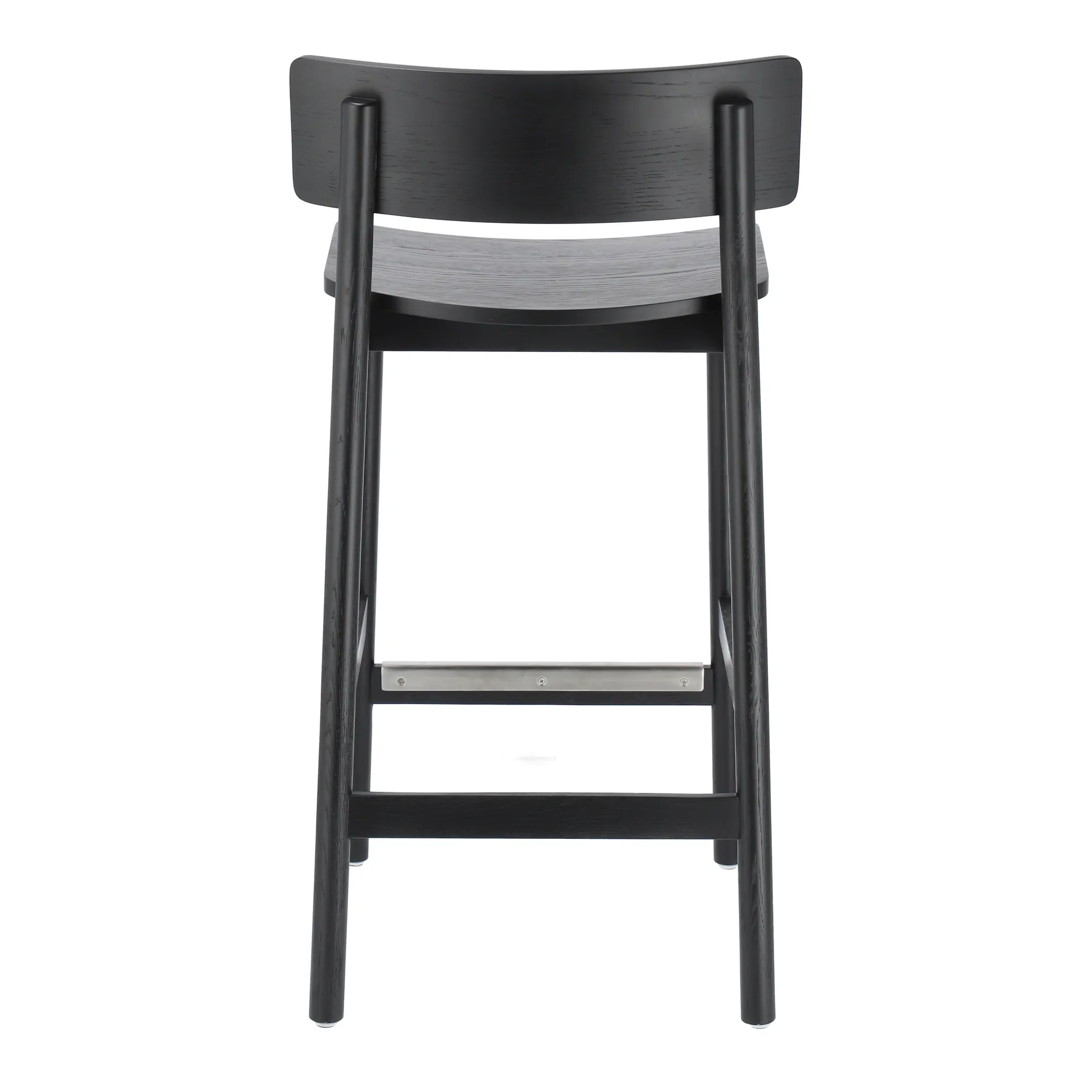 Sgabello da bar Horizon 67 cm, Black brushed oak Scandi Living