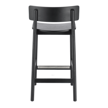 Sgabello da bar Horizon 67 cm - Black brushed oak - Scandi Living