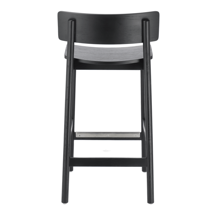 Sgabello da bar Horizon 67 cm, Black brushed oak Scandi Living