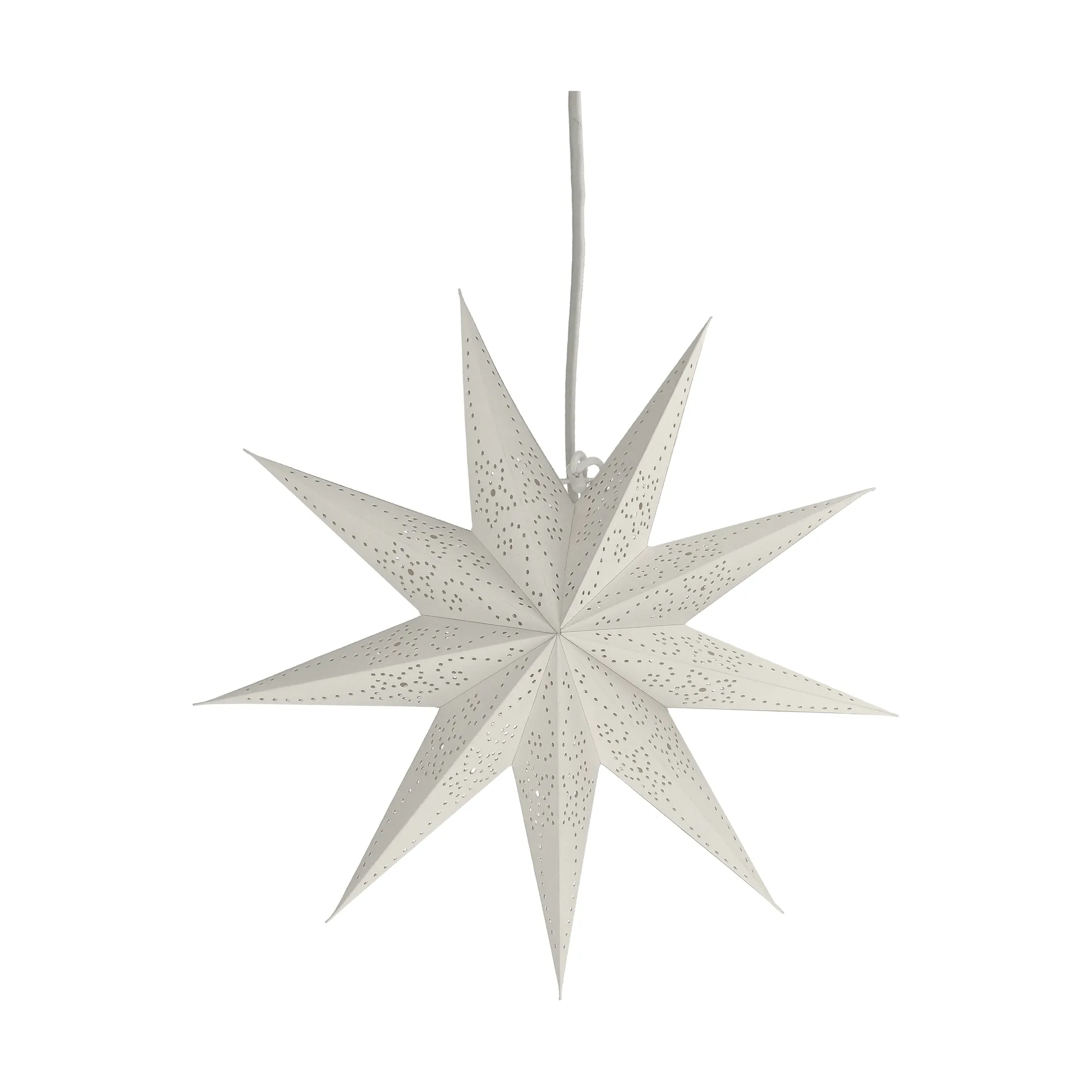 Stella dell'avvento Folk, Bianco, Ø45 cm Scandi Living