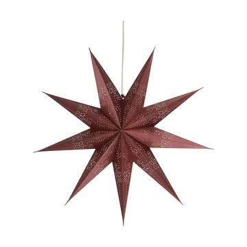 Stella dell'avvento Folk - Burgundy, Ø45 cm - Scandi Living