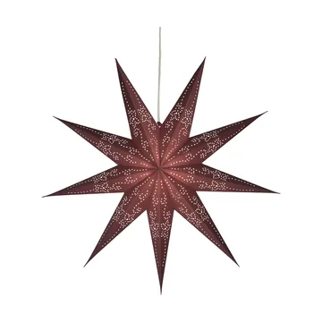 Stella dell'avvento Folk - Burgundy, Ø45 cm - Scandi Living