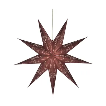 Stella dell'avvento Folk - Burgundy, Ø60 cm - Scandi Living