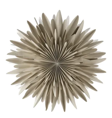 Stella dell'Avvento Luna beige con pois - 60 cm - Scandi Living