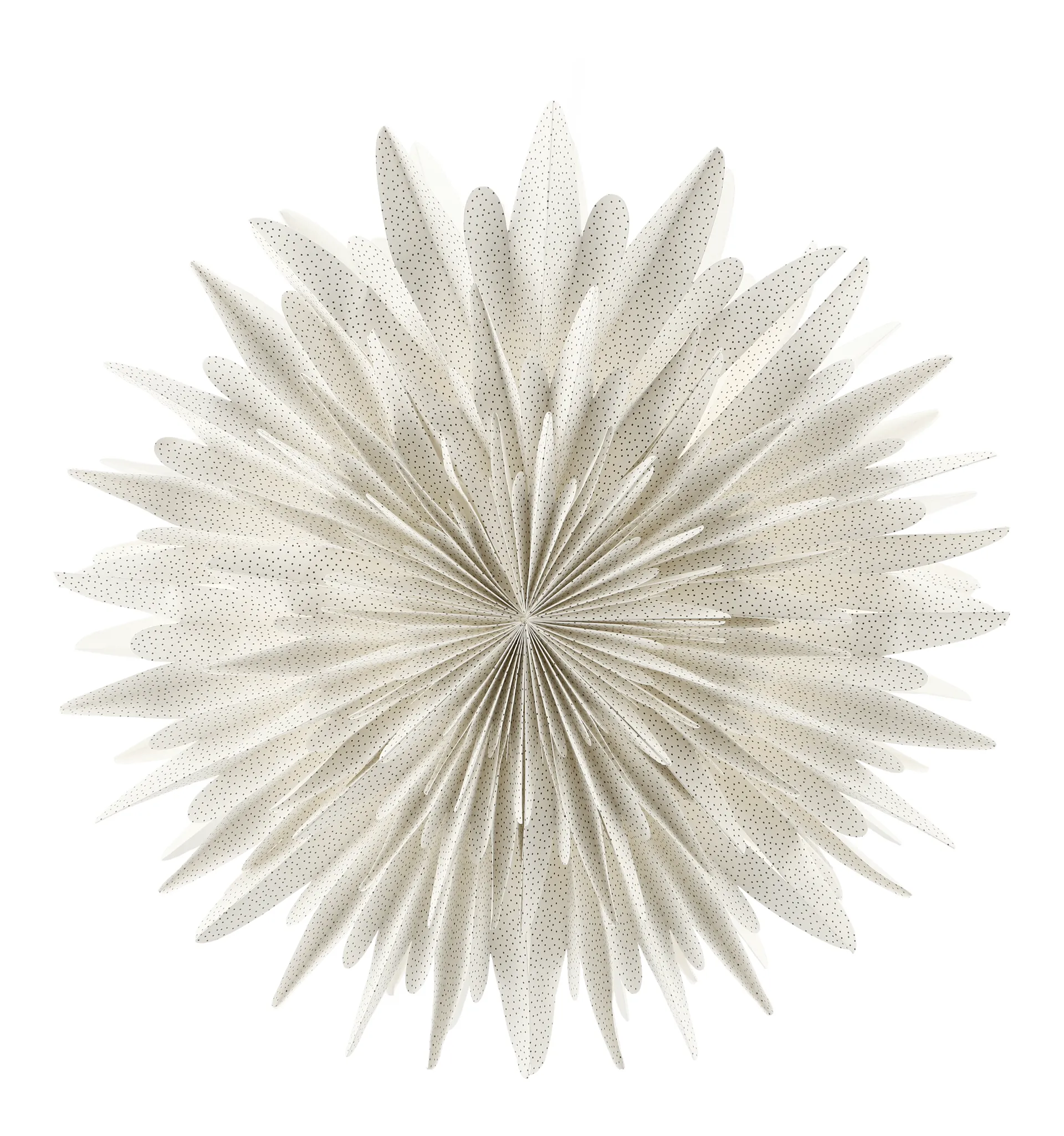 Stella dell'Avvento Luna bianca con pois, 60 cm Scandi Living