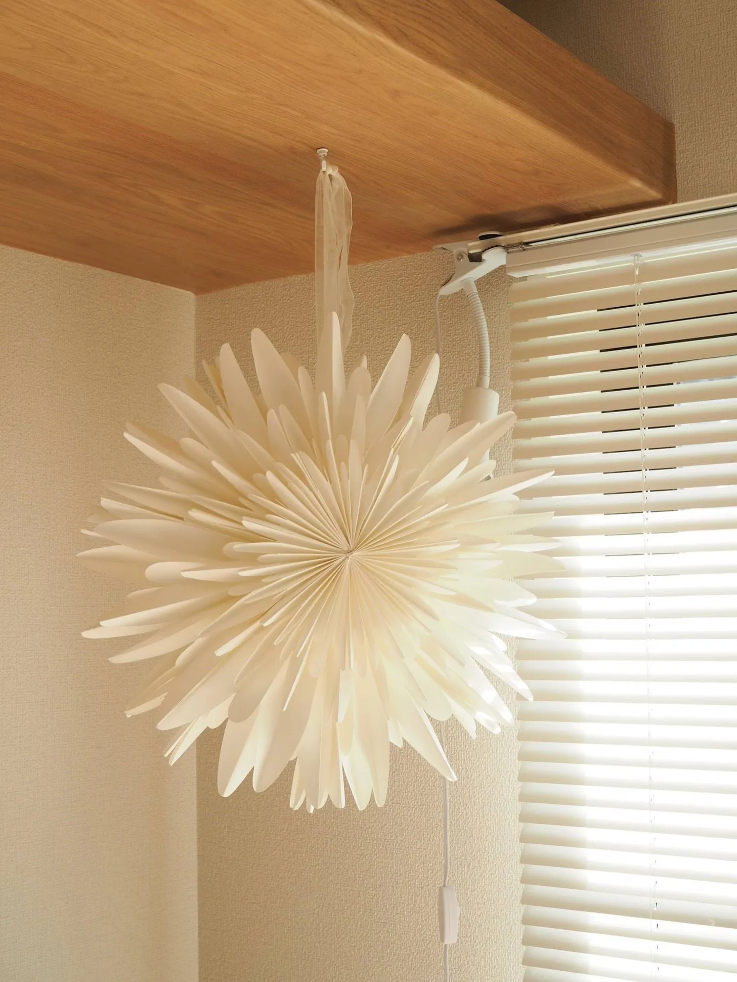 Stella dell'Avvento Luna bianco, 45 cm Scandi Living