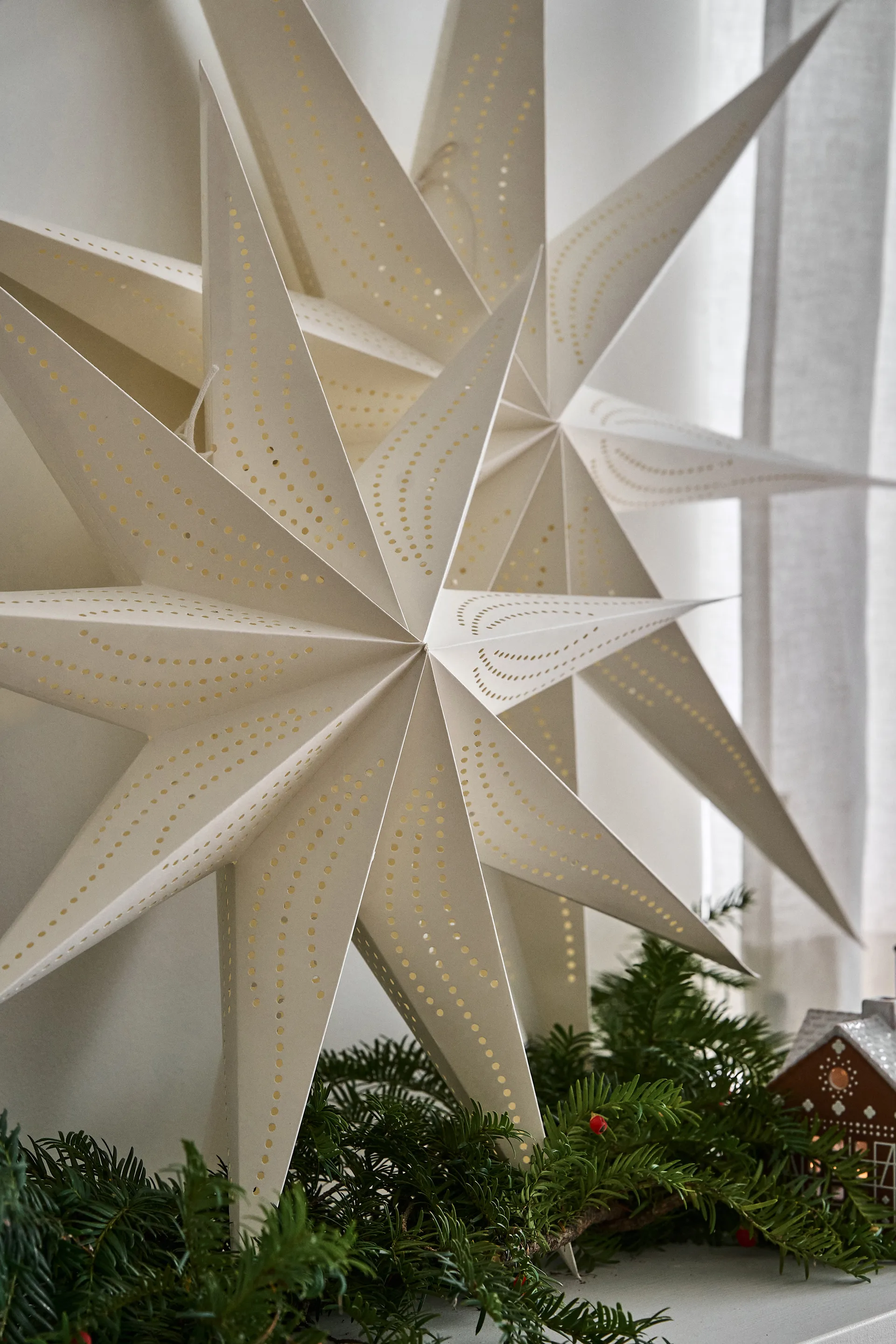 Stella dell'Avvento Veil Ø90 cm confezione da 2,  Scandi Living