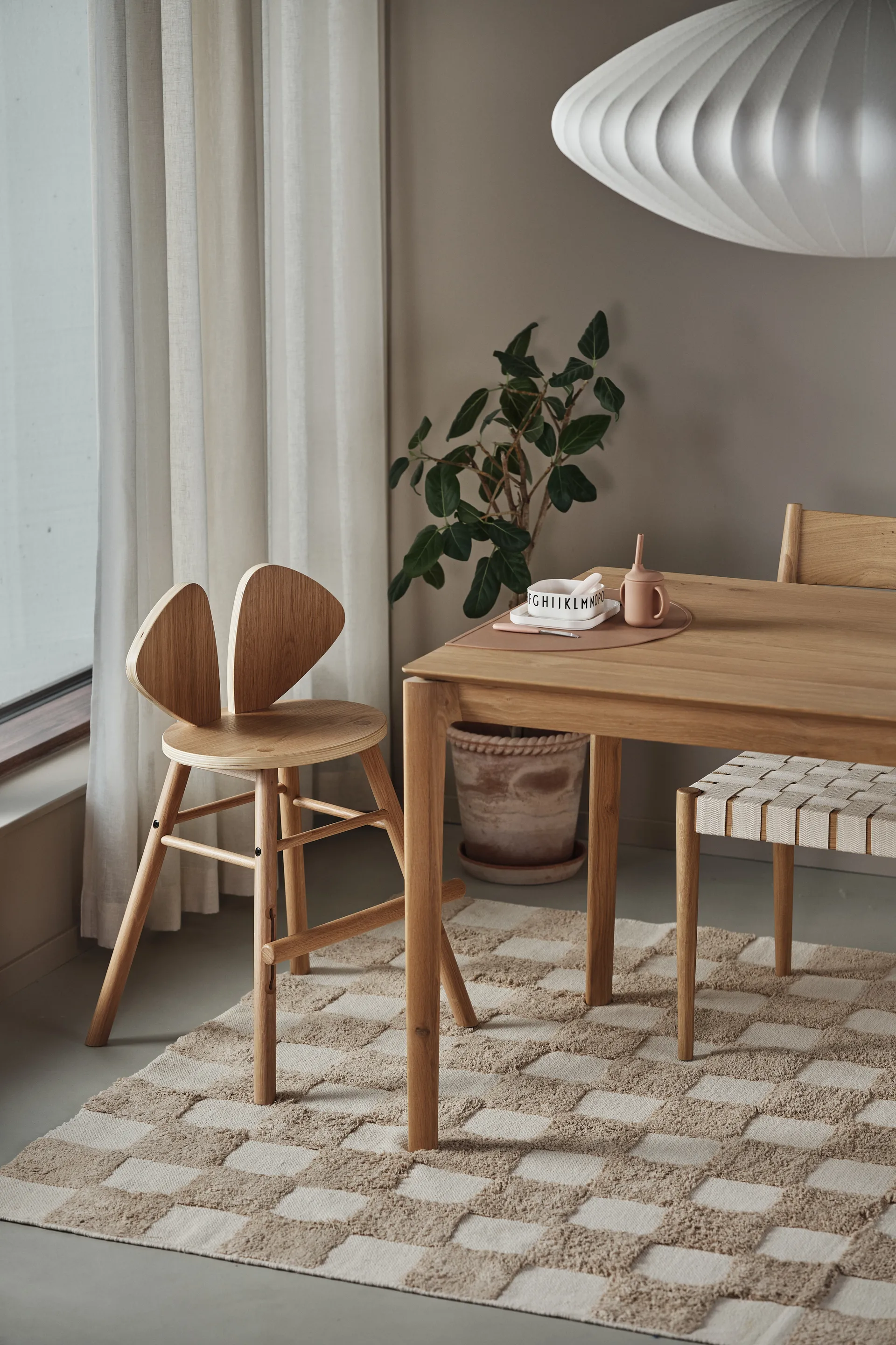 Tappeto Checker Play 170x240 cm, Hazel Scandi Living