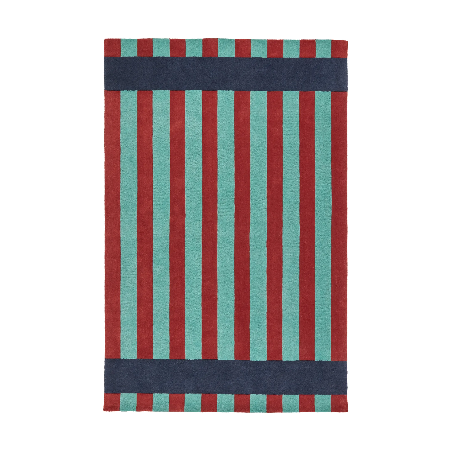 Tappeto di lana Aisles, Verde, 200x300 cm Scandi Living