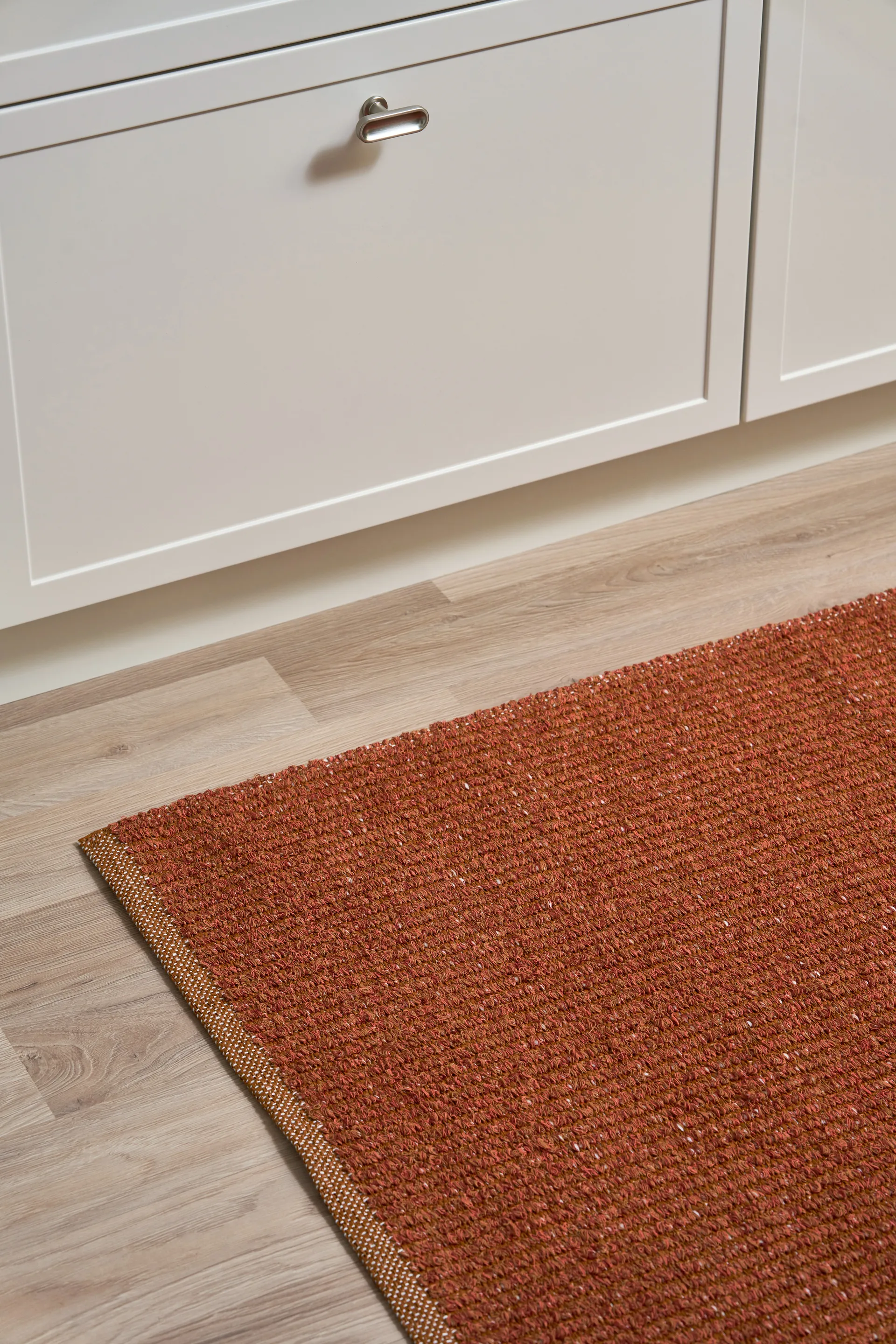Tappeto Fallow da corridoio, Ruggine, 70x250 cm Scandi Living
