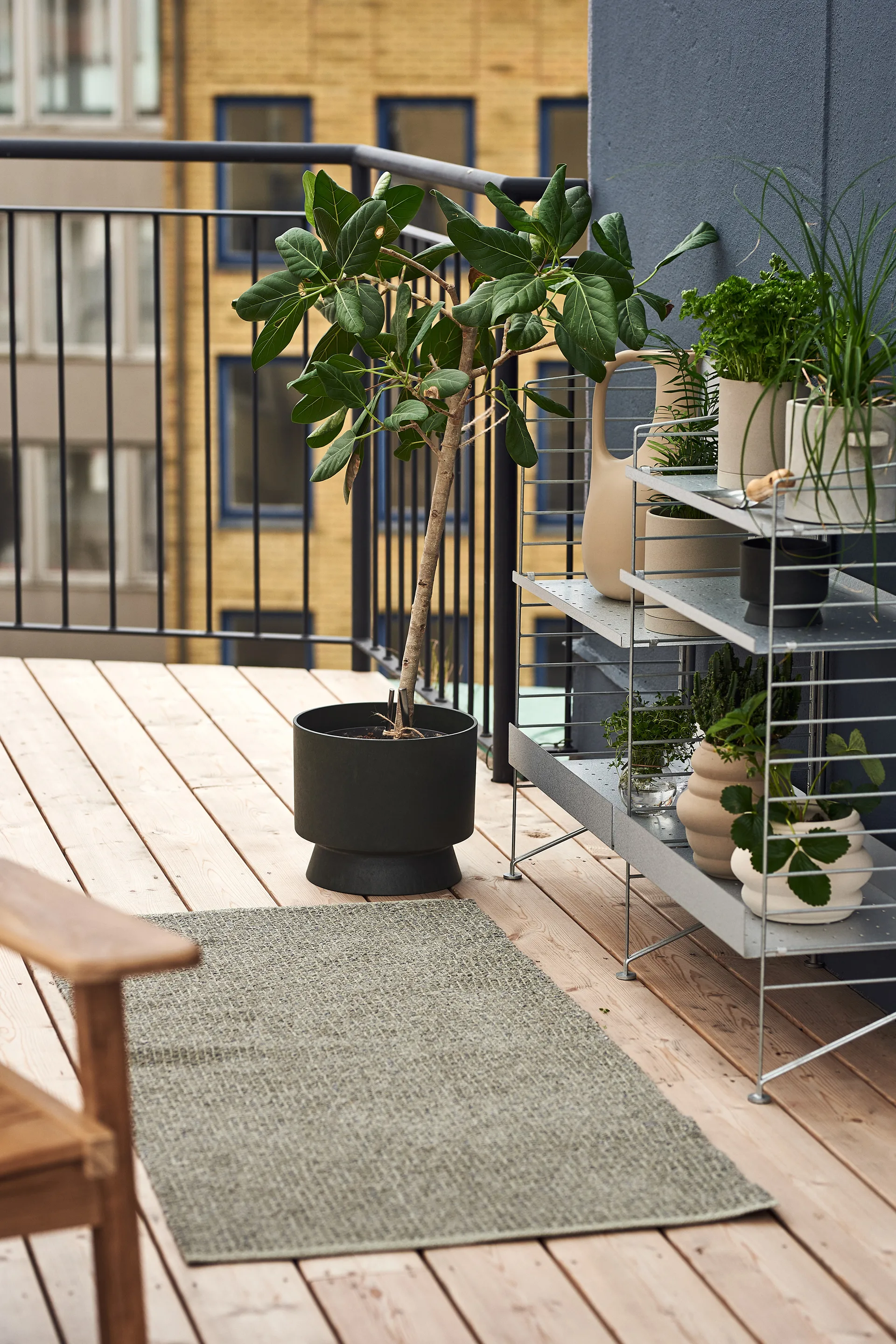 Tappeto Fallow dusty green, 70x200cm Scandi Living