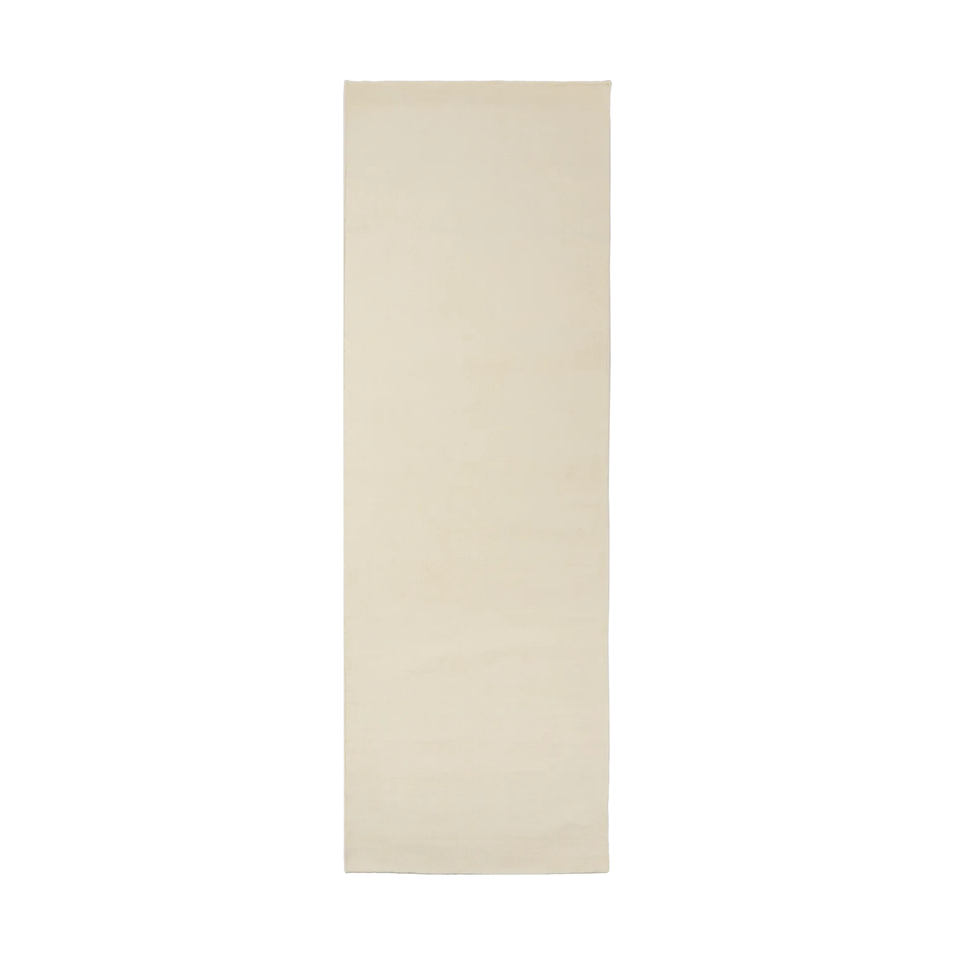 Tappeto in lana Balance bianco naturale, 80x240 cm Scandi Living