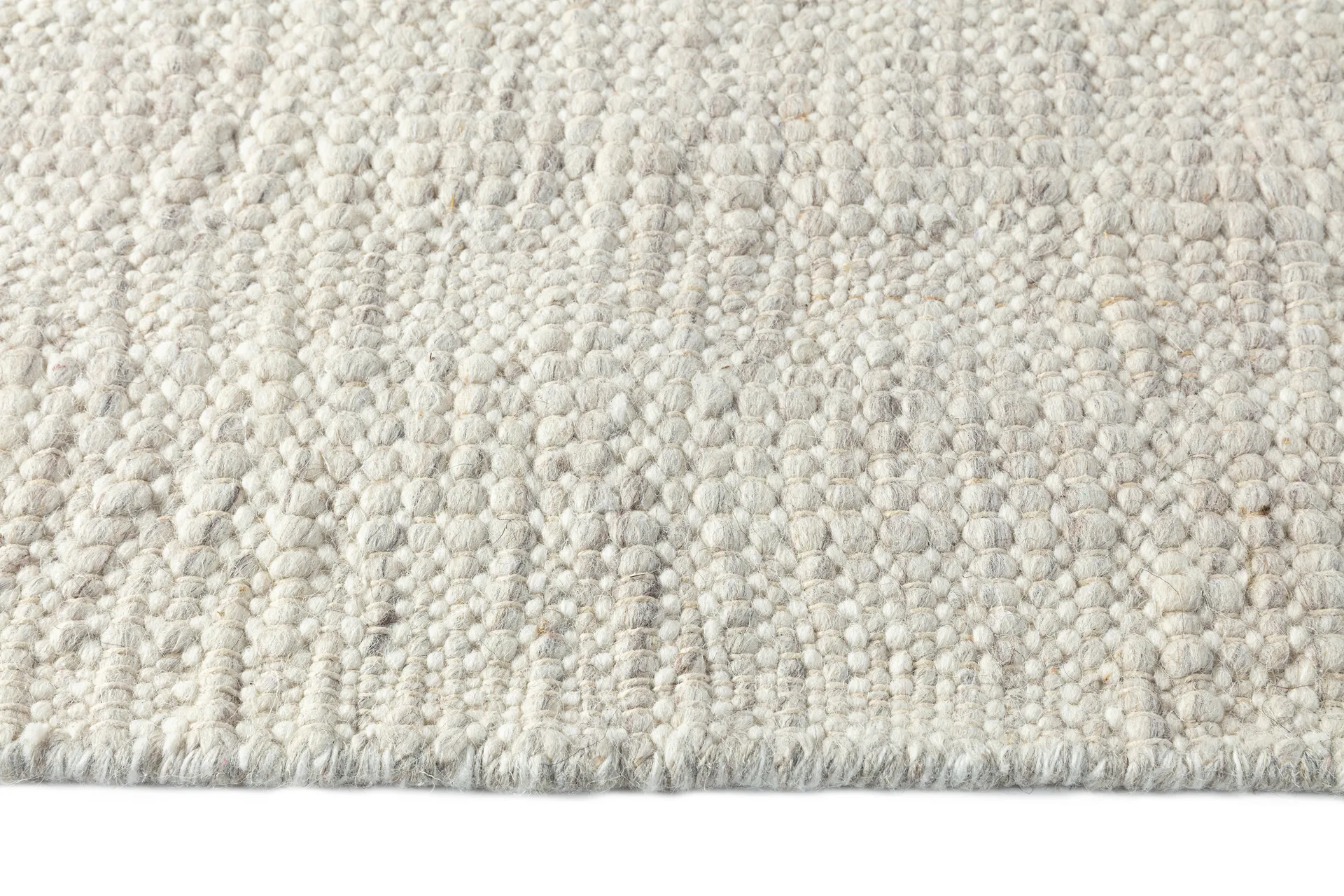 Tappeto in lana Fawn bianco, 80x240 cm Scandi Living