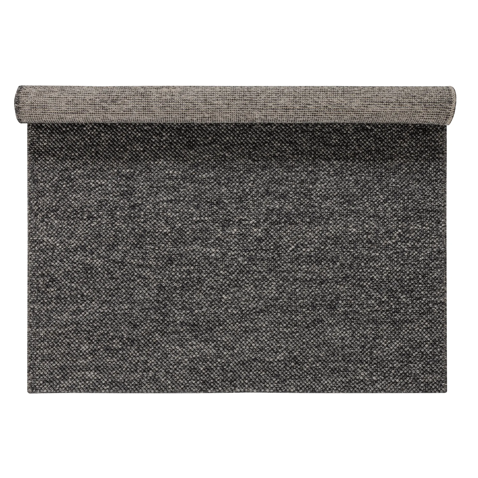 Tappeto in lana Flock dark grey, 170x240 cm Scandi Living