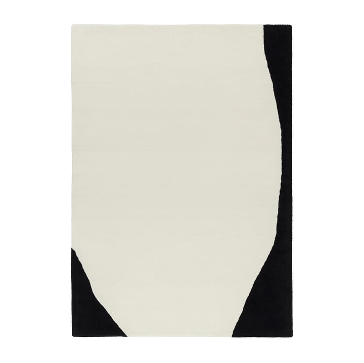 Tappeto in lana Flow bianco-nero, 170x240 cm Scandi Living