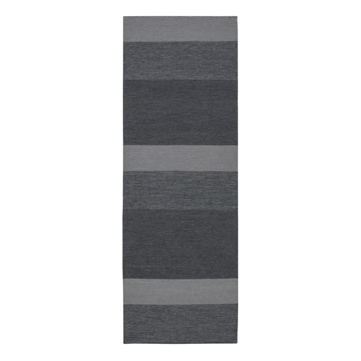 Tappeto in lana Granite grigio scuro - 80x240 cm - Scandi Living