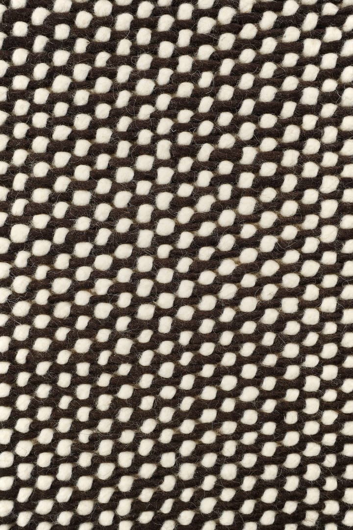 Tappeto in lana Hill bianco/marrone, 170x240 cm Scandi Living