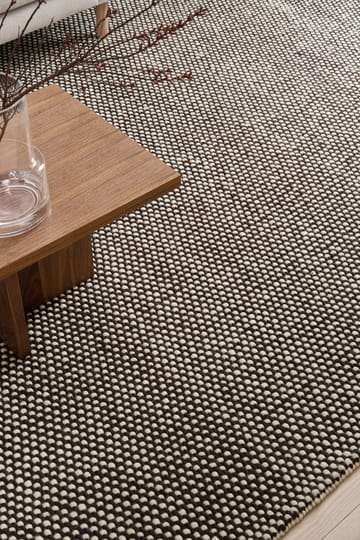 Tappeto in lana Hill bianco/marrone - 170x240 cm - Scandi Living