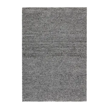 Tappeto in lana intrecciata grigio scuro - 170x240 cm - Scandi Living