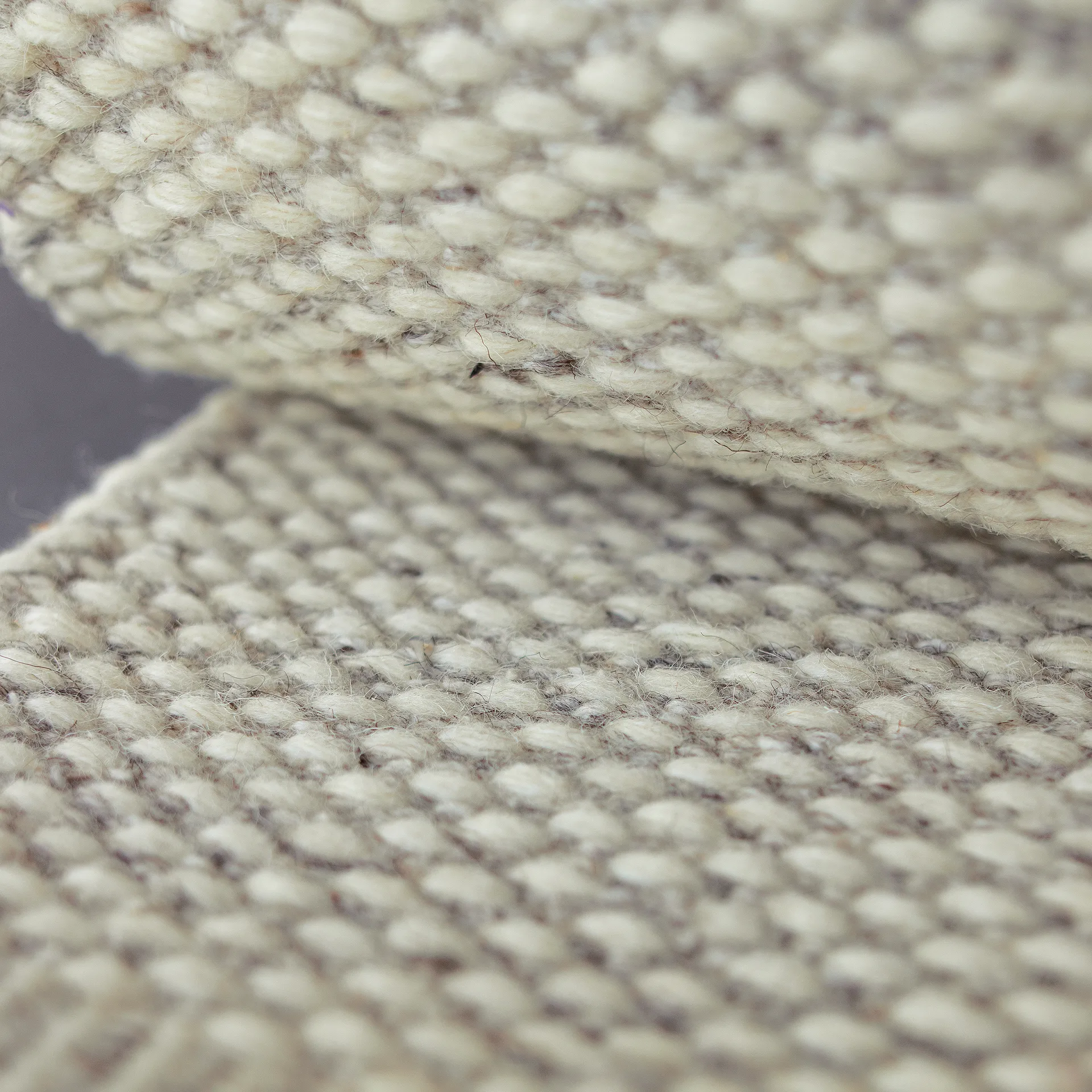 Tappeto in lana Lea bianco naturale, 170x240 cm Scandi Living