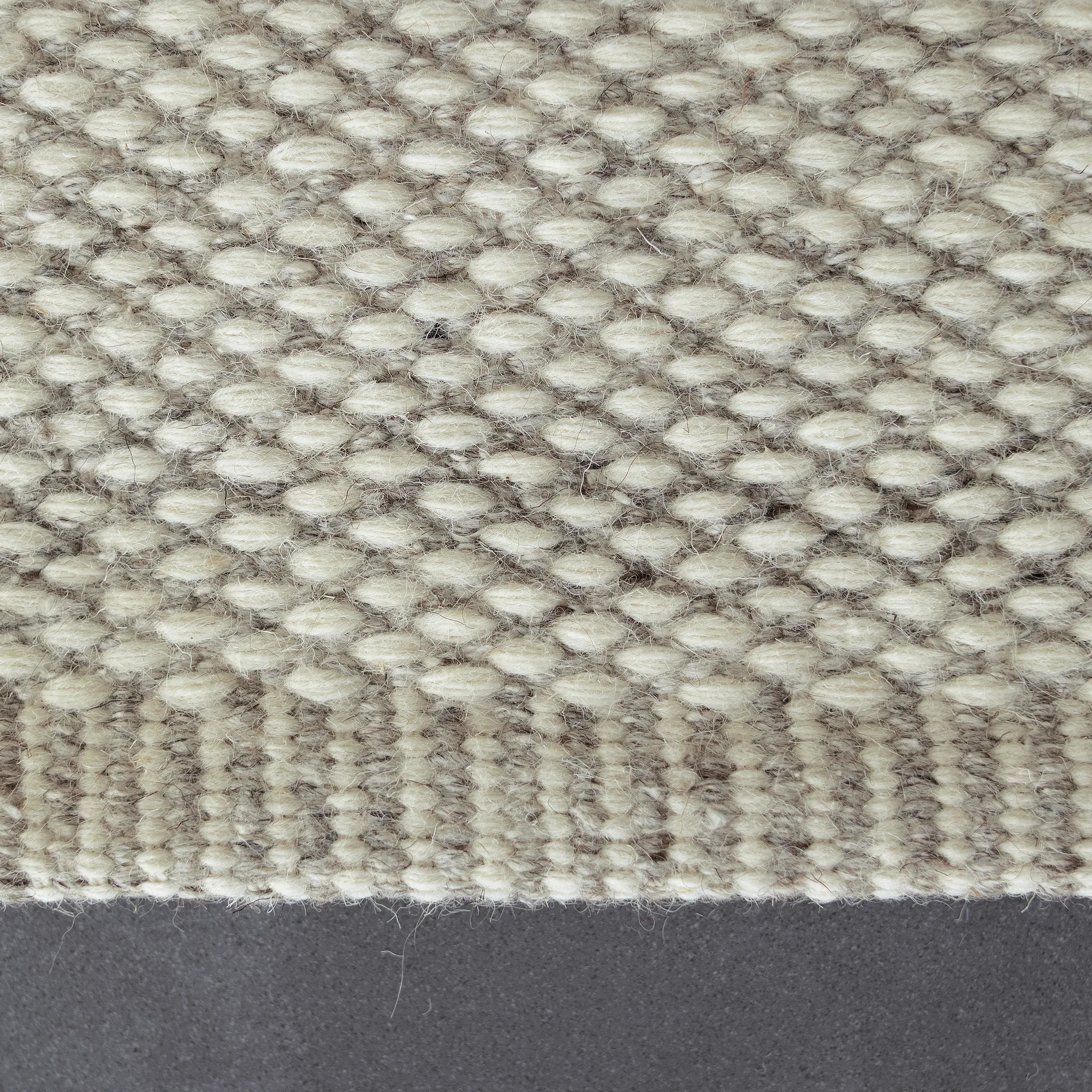 Tappeto in lana Lea bianco naturale, 170x240 cm Scandi Living