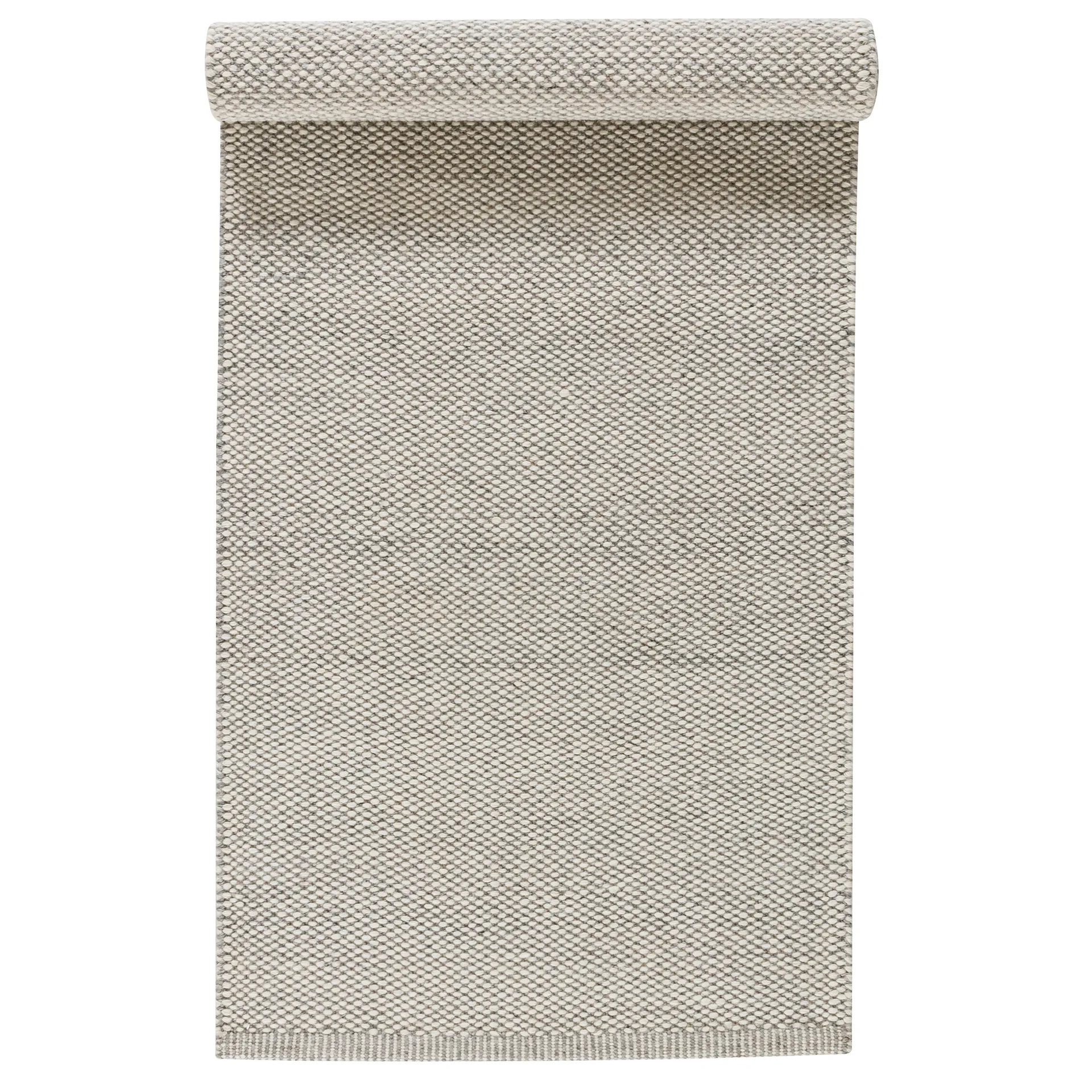 Tappeto in lana Lea bianco naturale, 80x240 cm Scandi Living
