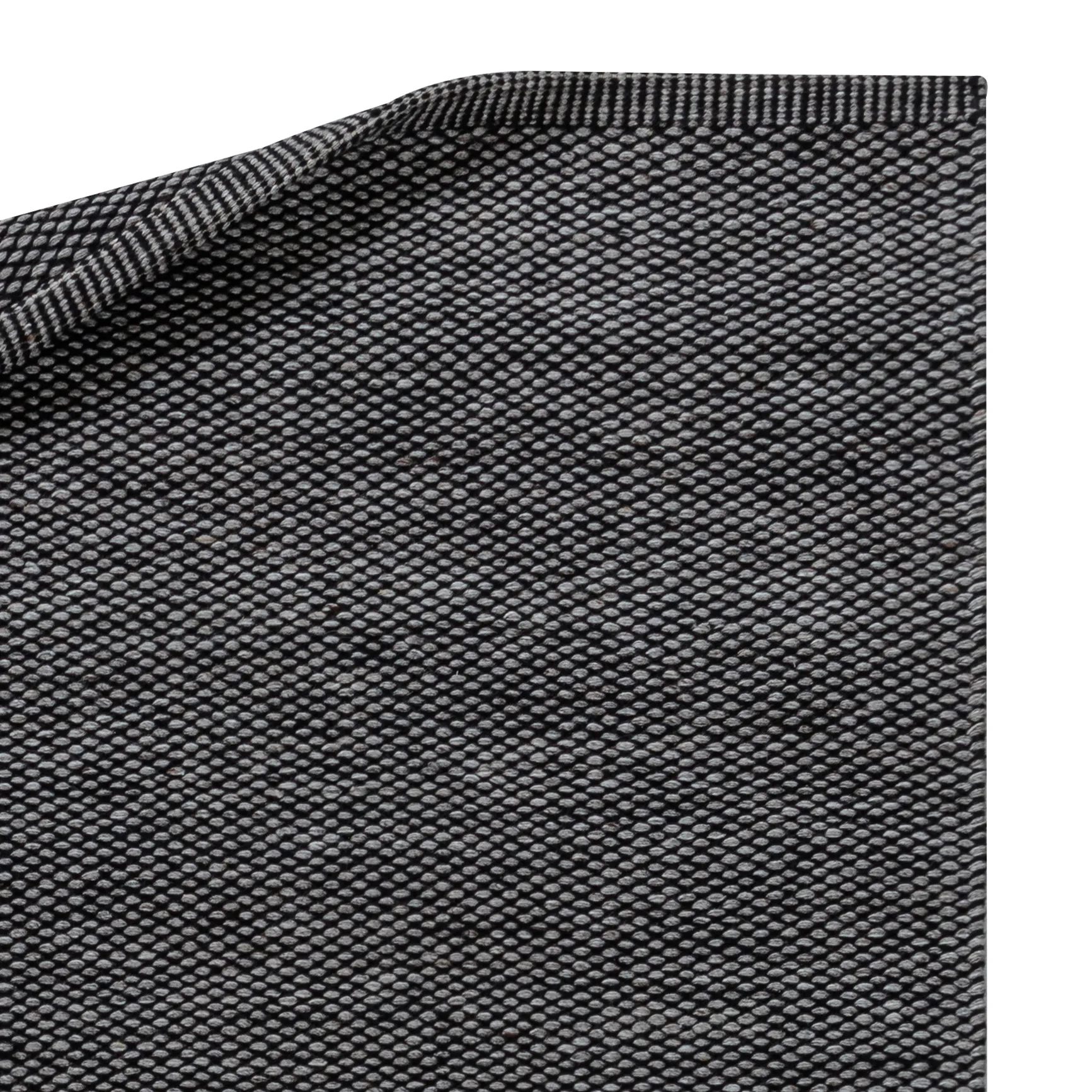 Tappeto in lana Lea nero, 200x300 cm Scandi Living