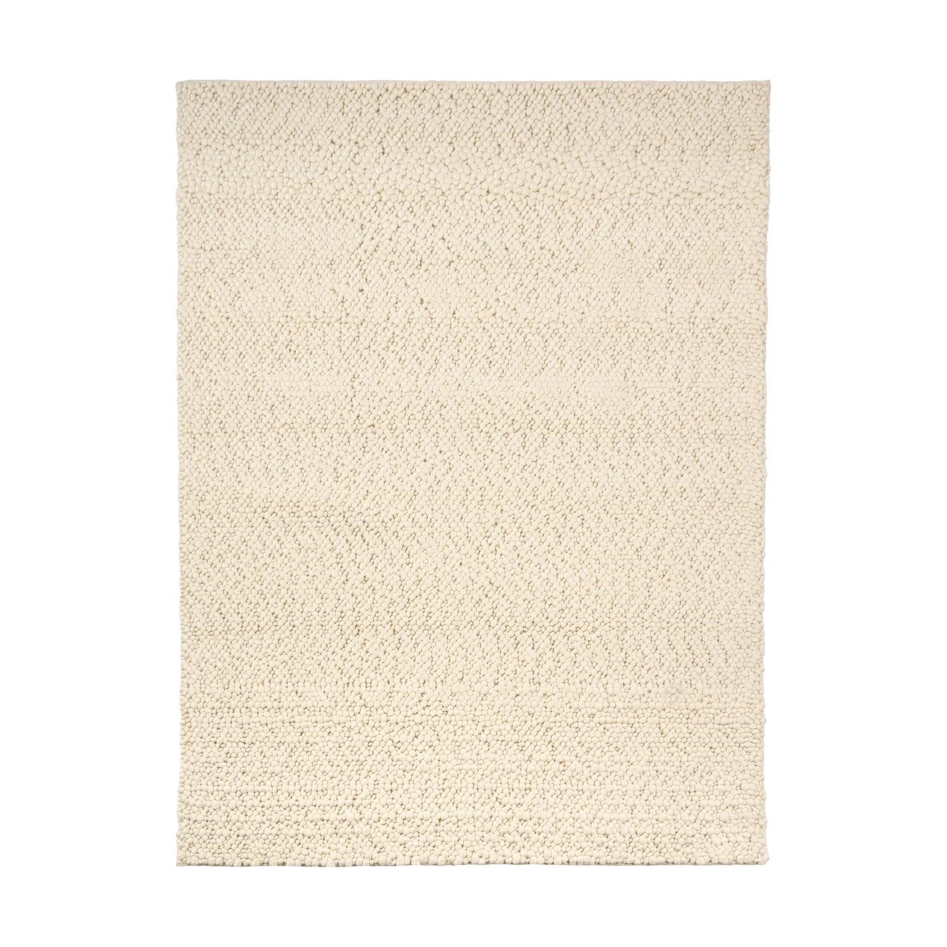 Tappeto in lana Mire bianco naturale, 170x240 cm Scandi Living
