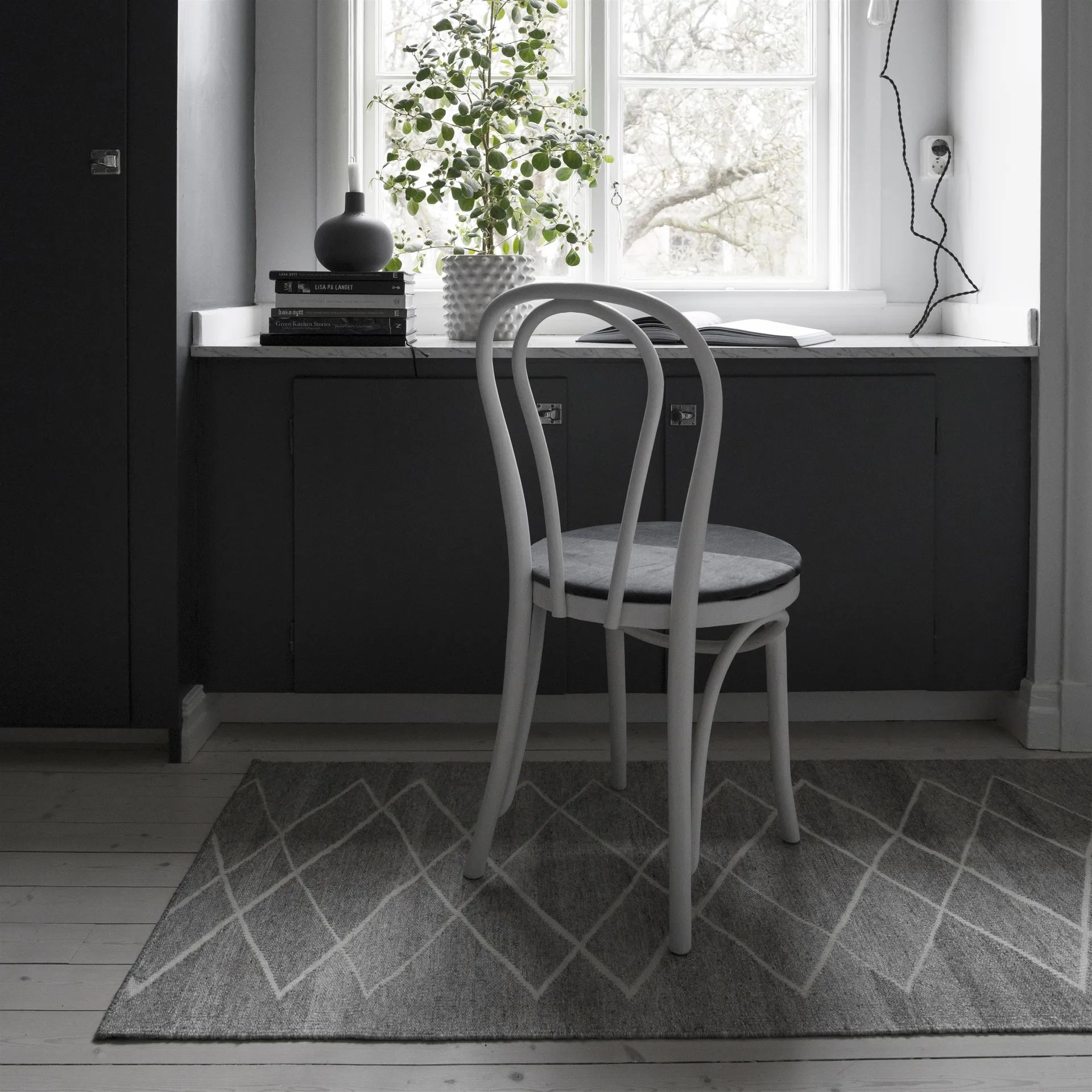 Tappeto in lana Peak cream, 80x240 cm Scandi Living