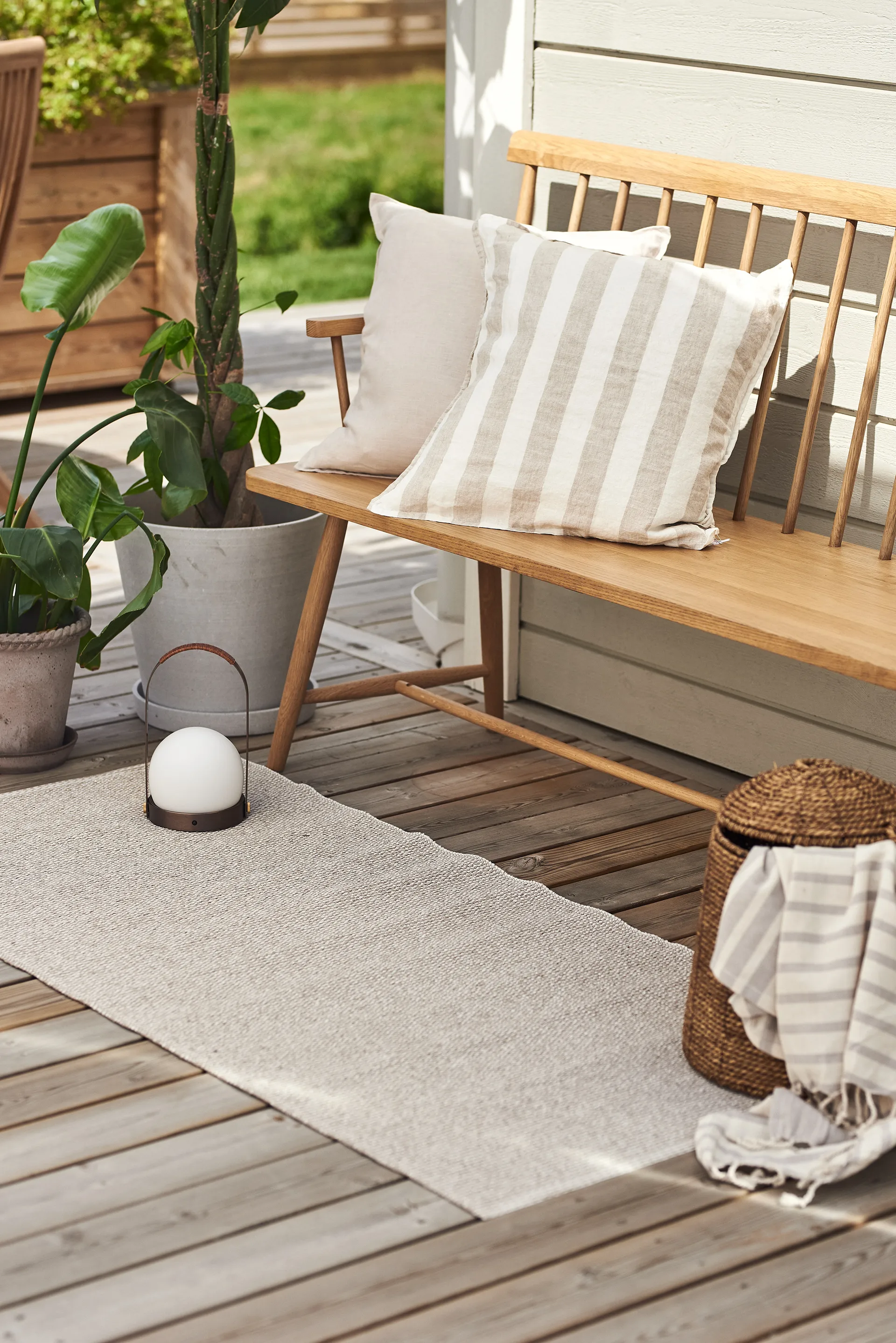 Tappeto in plastica Mellow greige, 70x250cm Scandi Living